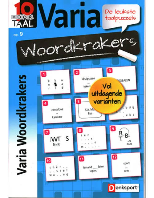 10 voor Taal Varia Woordkrakers - 09 2022