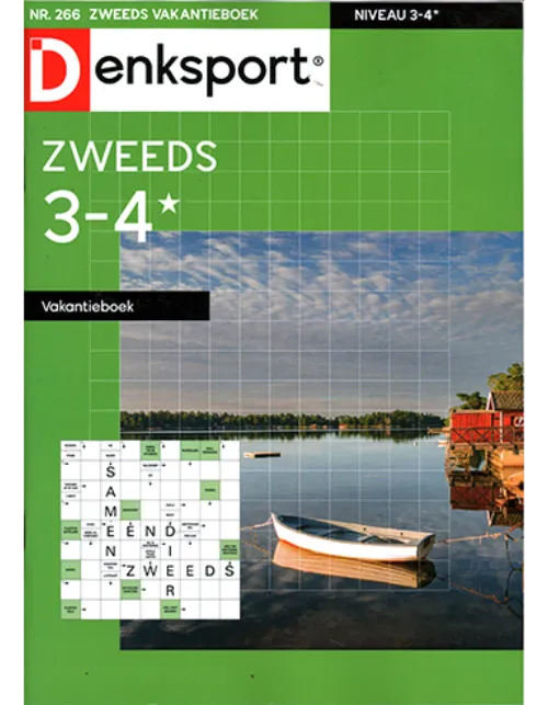 Denksport Zweeds Vakantieboek - 3-4* 266 2022