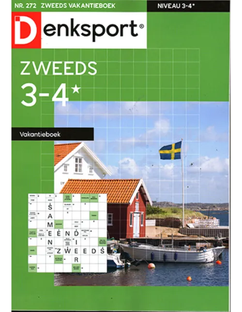 Denksport Zweeds Vakantieboek - 3-4* 272-2023