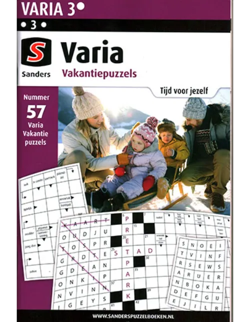 Sanders Varia Vakantiepuzzels - 57 2021