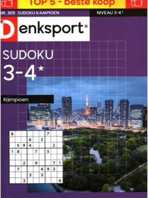 Denksport Sudoku Kampioen - 305 2024