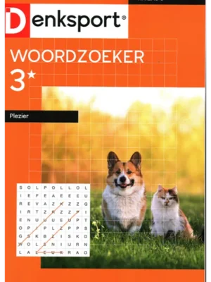 Denksport Woordzoeker Plezier - 654 2025