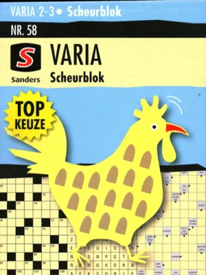 Sanders Varia Scheurblok - 58 2025