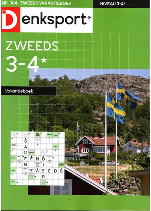 Denksport Zweeds Vakantieboek - 3-4* 304 2025