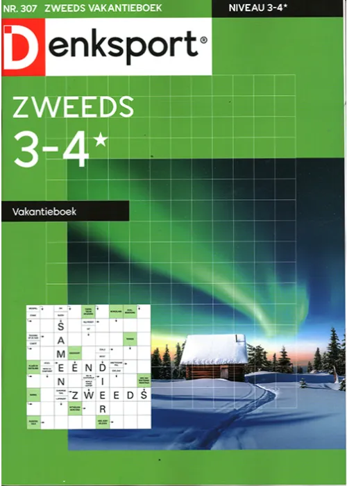 Denksport Zweeds Vakantieboek - 3-4* 307 2025