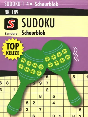Sanders Sudoku Scheurblok - 189 2026