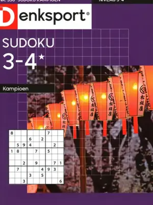 Denksport Sudoku Kampioen - 330 2026