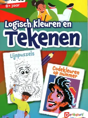 Denksport Junior Logisch Kleuren en Tekenen - 68 2026