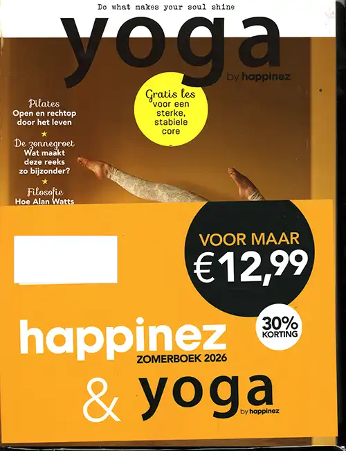 Pakket Happinez Zomerboek + Yoga by Happinez - 01 2026