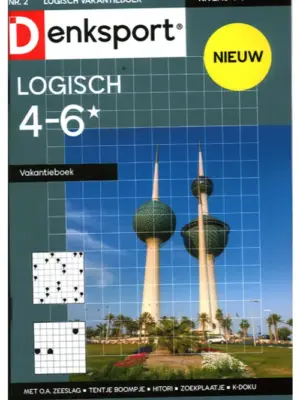 Denksport Logisch 4-6* Vakantieboek - 02 2026