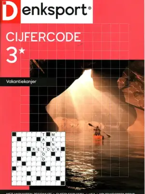Denksport Cijfercode Vakantiekanjer - 109 2026