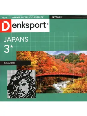 Denksport Japans Scheurblok - 08 2026