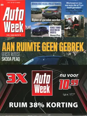 Pakket 3x Autoweek - 39 2026