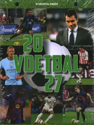 Voetbal scheurkalender - 2027