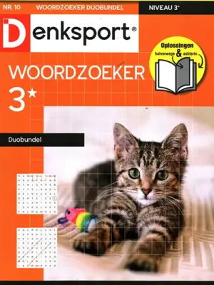 Denksport Woordzoeker Duobundel - 3* - 10 2026