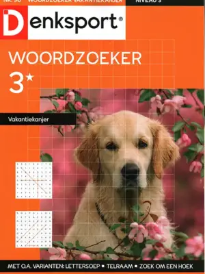 Denksport Woordzoeker Vakantiekanjer - 96 2026
